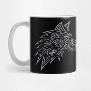 Wolf tattoo love colorful Mug